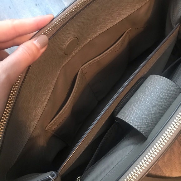 Coach Stanton Carryall Crossgrain Leather Handbag - Picture 8 of 16